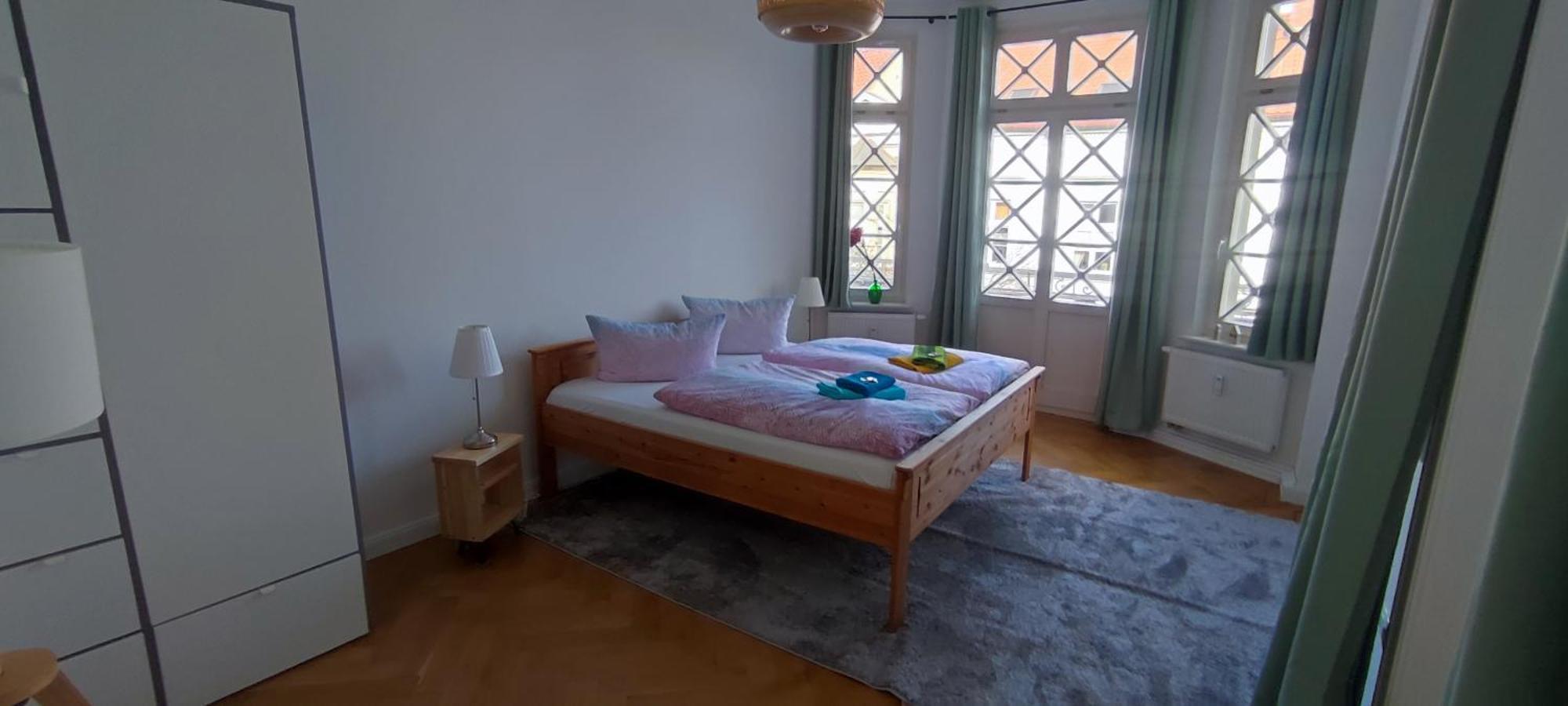 Schoene Ferienwohnung Mit Zwei Schlafzimmern Quedlinburg Bagian luar foto